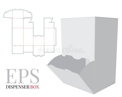 metal dispenser box|dispenser box template.